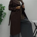 trench  lungo doppio petto basic